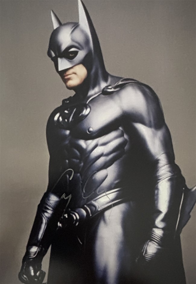 GEORGE CLOONEY SIGNED 'BATMAN' Auction (0022-2579453) | Grays Australia