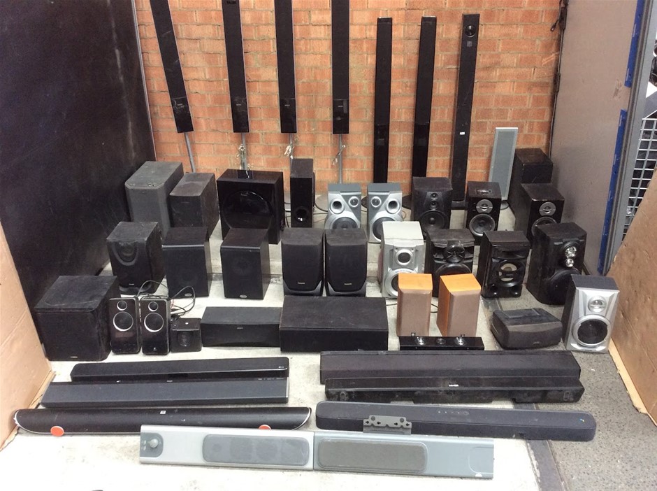 Mixed Brand Home Audio Speakers And Sound Systems