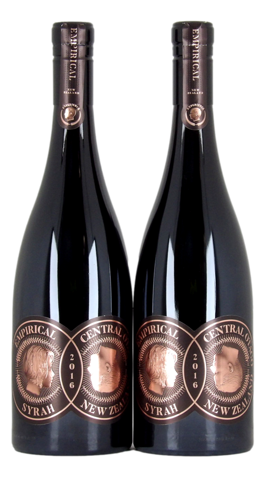 Empirical Syrah 2016 (2x 750mL), Central Otago. 5* Prov
