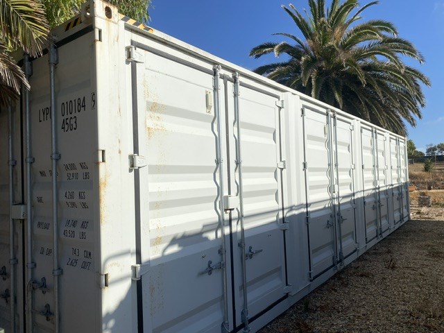 <p>2023 40ft High Cube 2 Door Side Opening Container,</p>