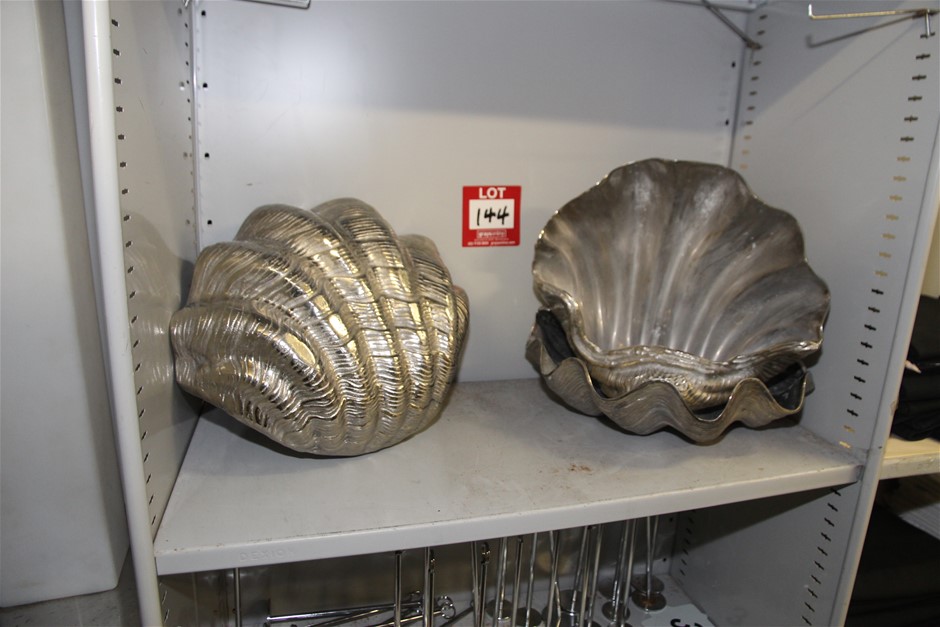 Large Decorative Clam Shell Bowls Auction (0144-5062217) | Grays Australia