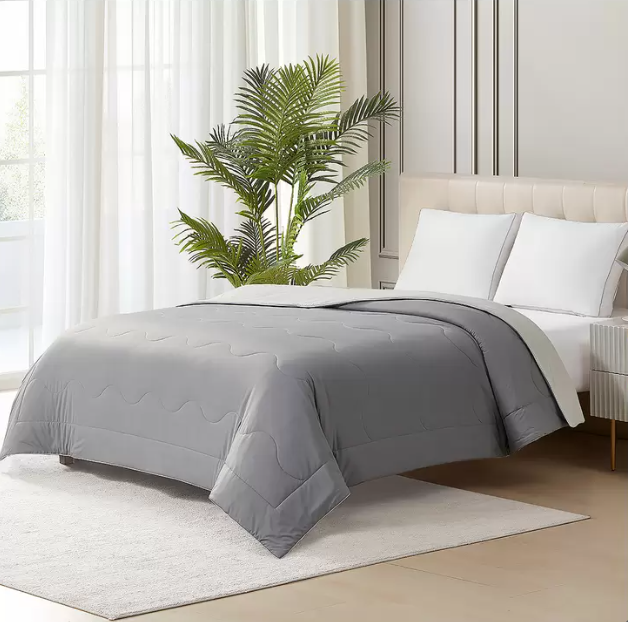 HOTEL GRAND EternaCool Down Alternative Cooling Comforter Blanket, King Sin