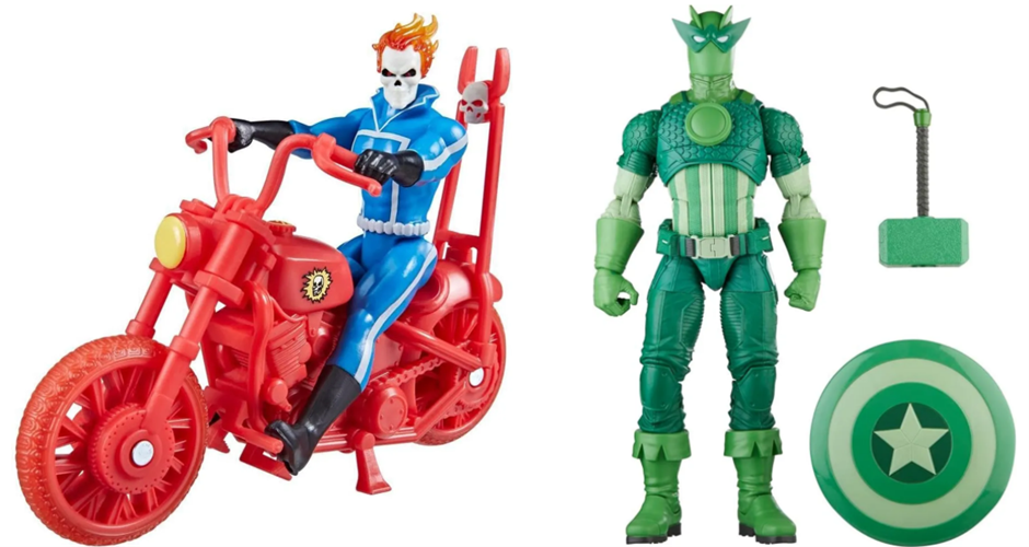 BUNDLE: Marvel Legends Series Retro 375 Collection Ghost Rider 3.75-Inch Co