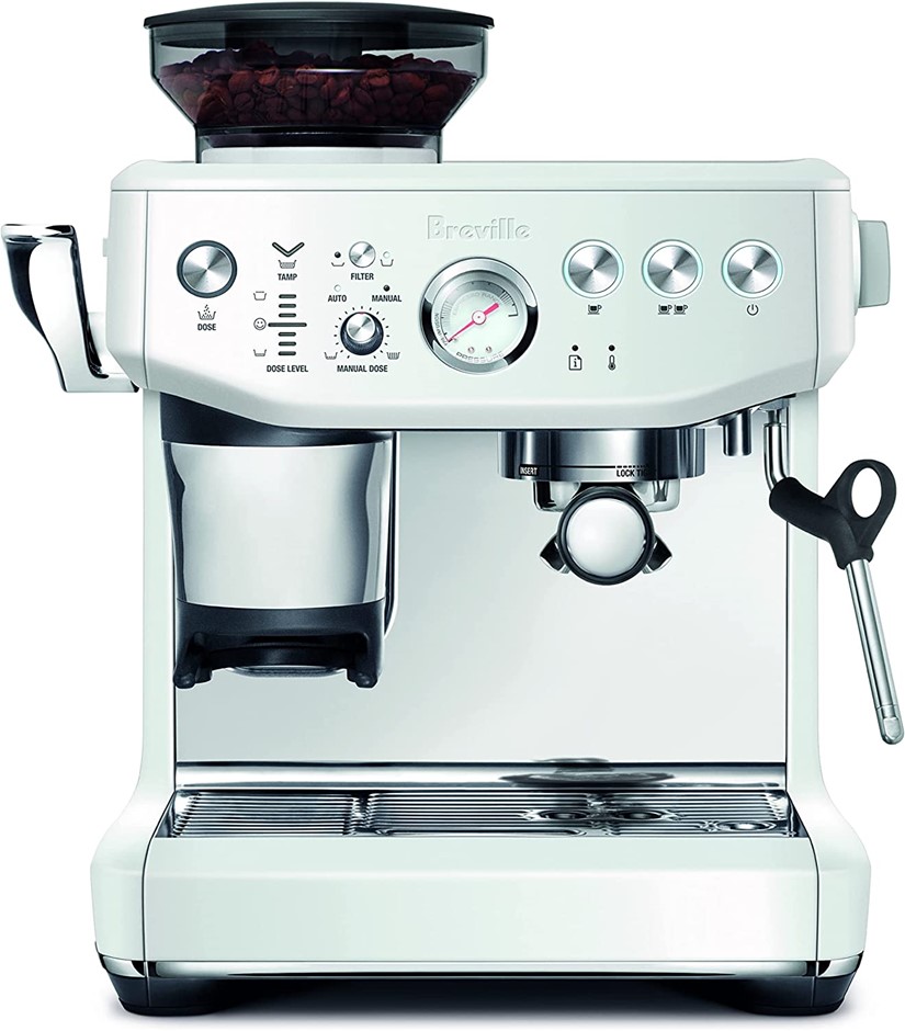 BREVILLE the Barista Express Impress Sea Salt, Moedl: BES876SST4IAN1. NB: