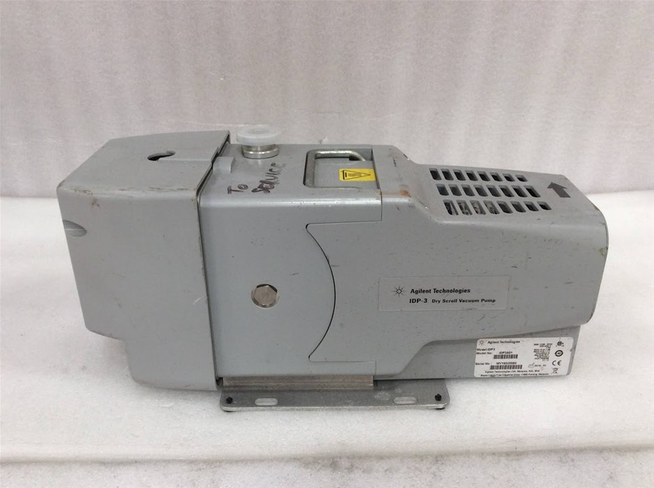 Agilent Technologies IDP-3 Dry Scroll Vacuum Pump
