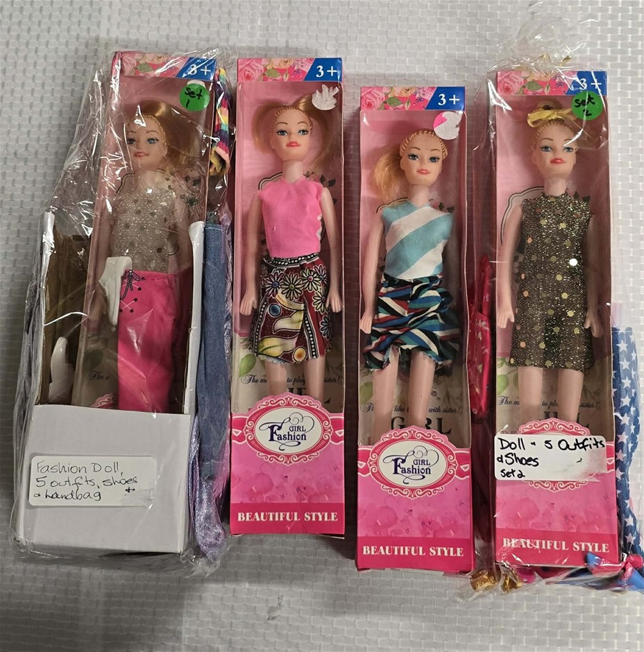 Fashion Dolls x 4 Brand New