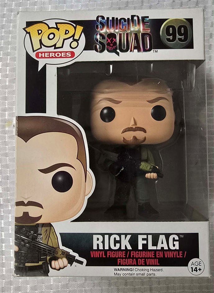 99 RICK FLAG, SUICIDE SQUAD, FUNKO POP