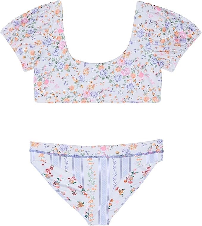 MAAJI Girl's Backyard Lolita Bikini Set, White, Size 16. RRP: 66USD. Buyer