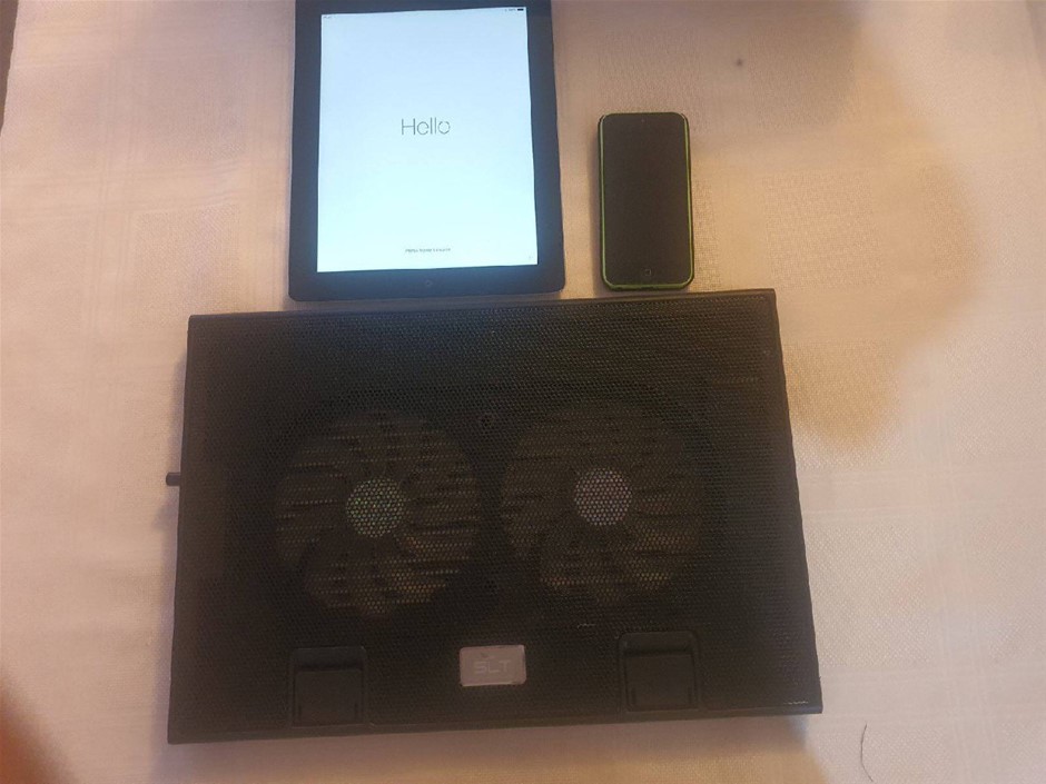 IPad older version , IPhone 5 unlock , Laptop Cooler . Used