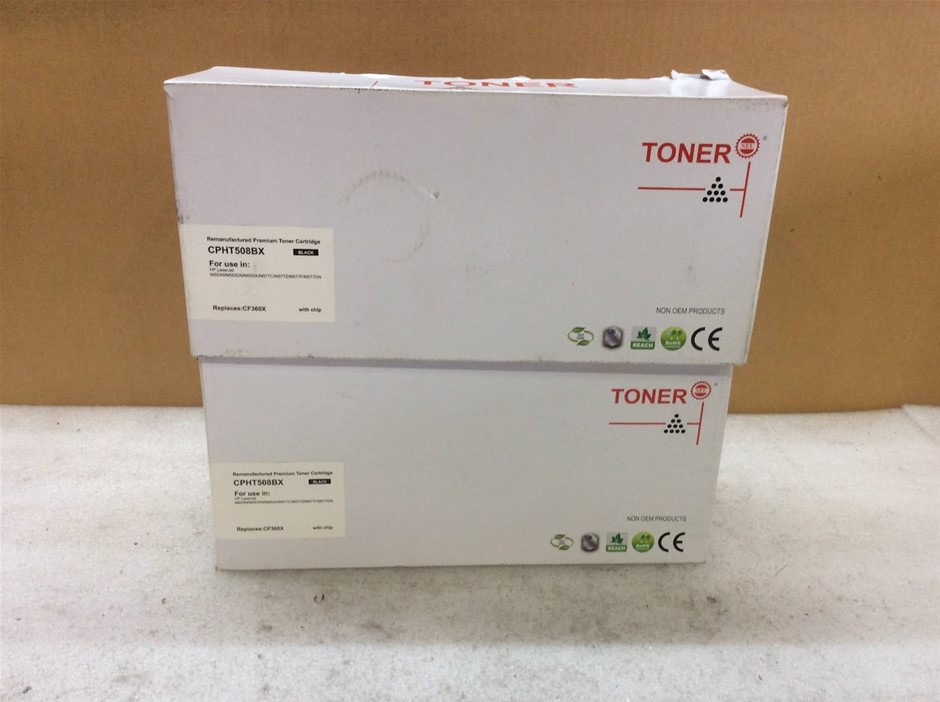 HP CP-HT508BX Compatible Toner Cartridge - New (Lot of 2)