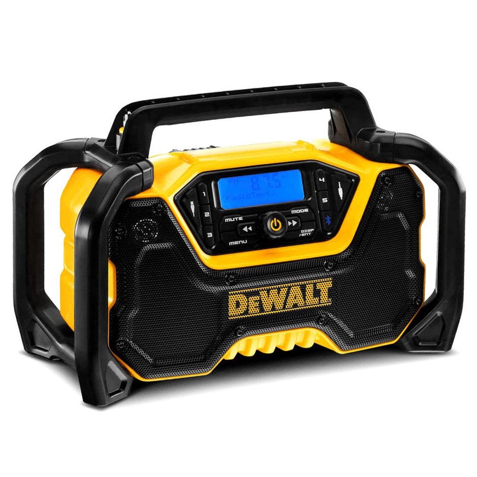 DeWALT 12V-18V XR Li-ion Cordless Bluetooth Jobsite Radio - Skin Only. NB: