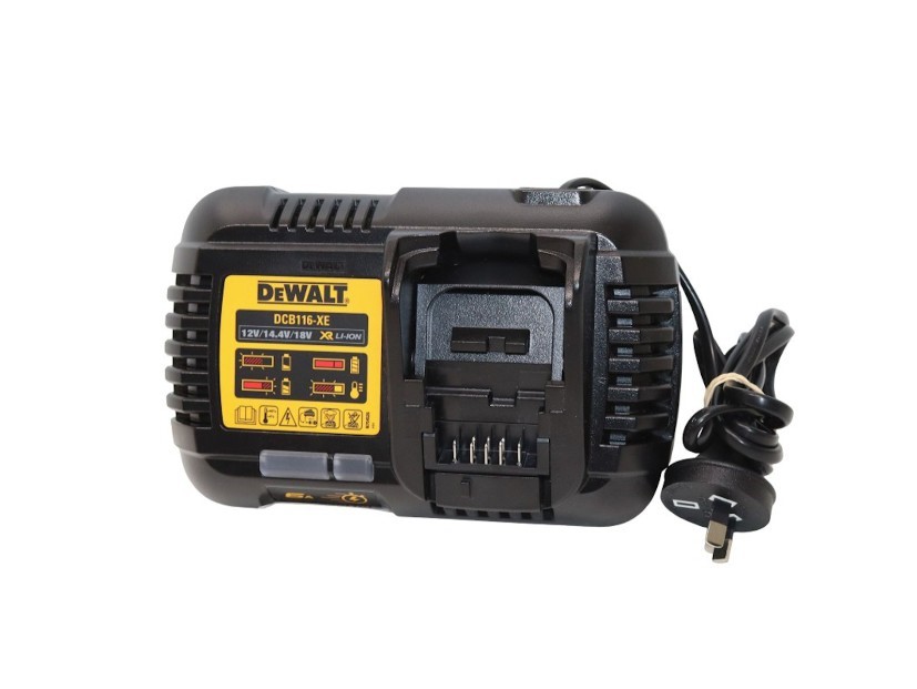 DeWalt DCB116-XE XR Li-ion Multi-Volt Fast Charger 12V 14.4V 18V. NB: Not i