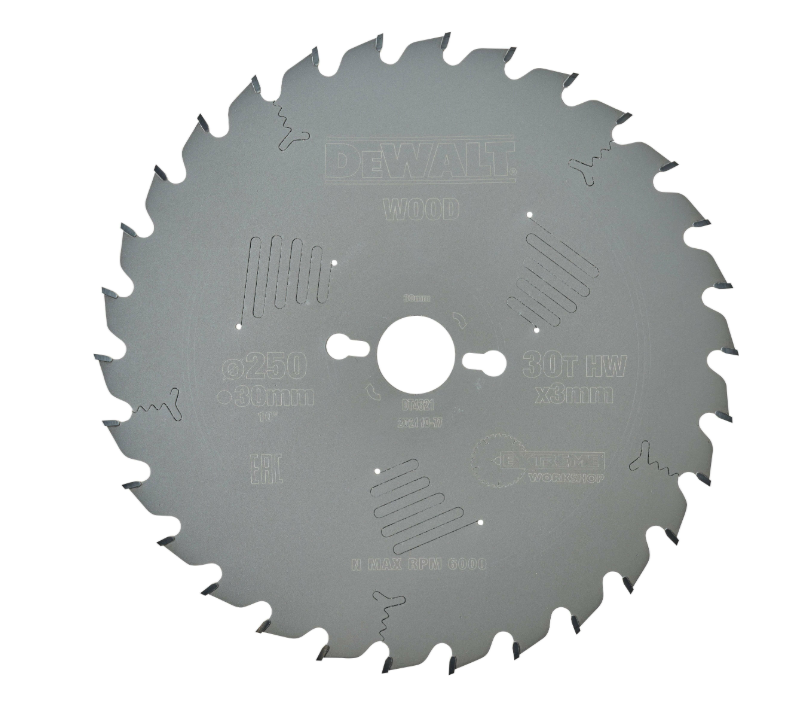 Dewalt Series 60 Circular Saw Blade 250 x 30mm x 30T.