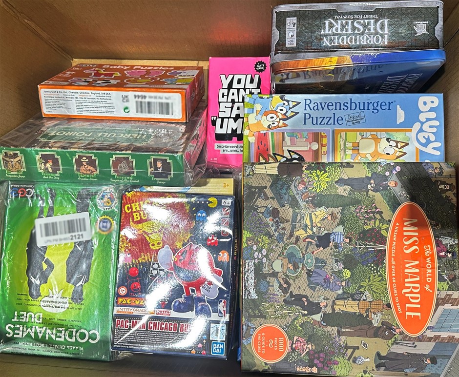 15 x TOYS: PARTY Card Game, Ravensburger Puzzle, Forbidden Desert & Assorte