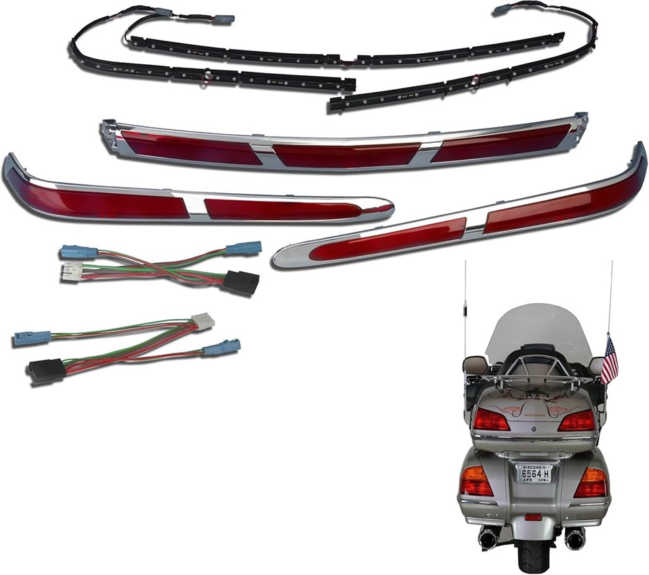 Show Chrome 52-701A GL1800 Honda Goldwing 2001-10 Motorcycle Trunk Molding