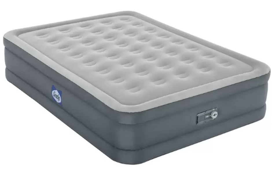 SEALY Fortech Queen Airbed with Inbuilt Pump.
