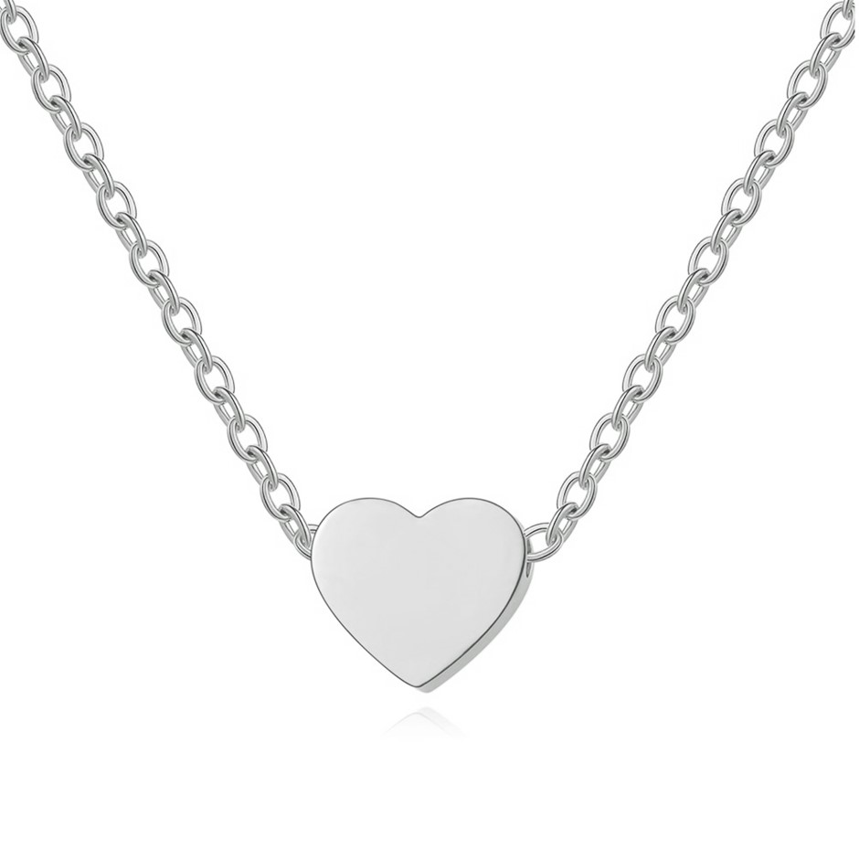 Stainless Steel Minimalist Heart Necklace