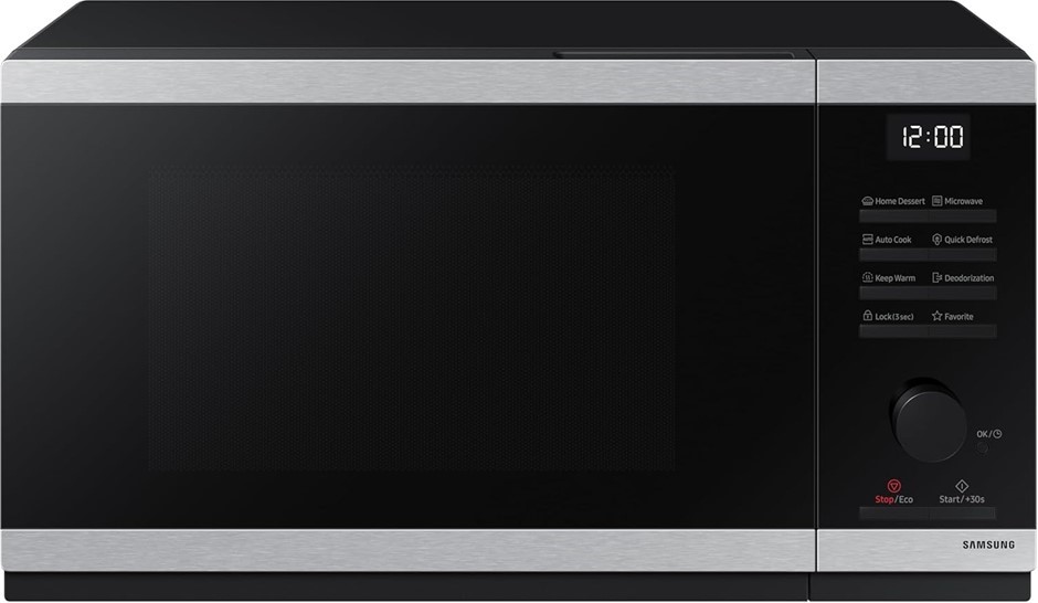 SAMSUNG 23 Litre Stainless Steel Microwave,800W, Silver, MS23DG4504AT/SA.