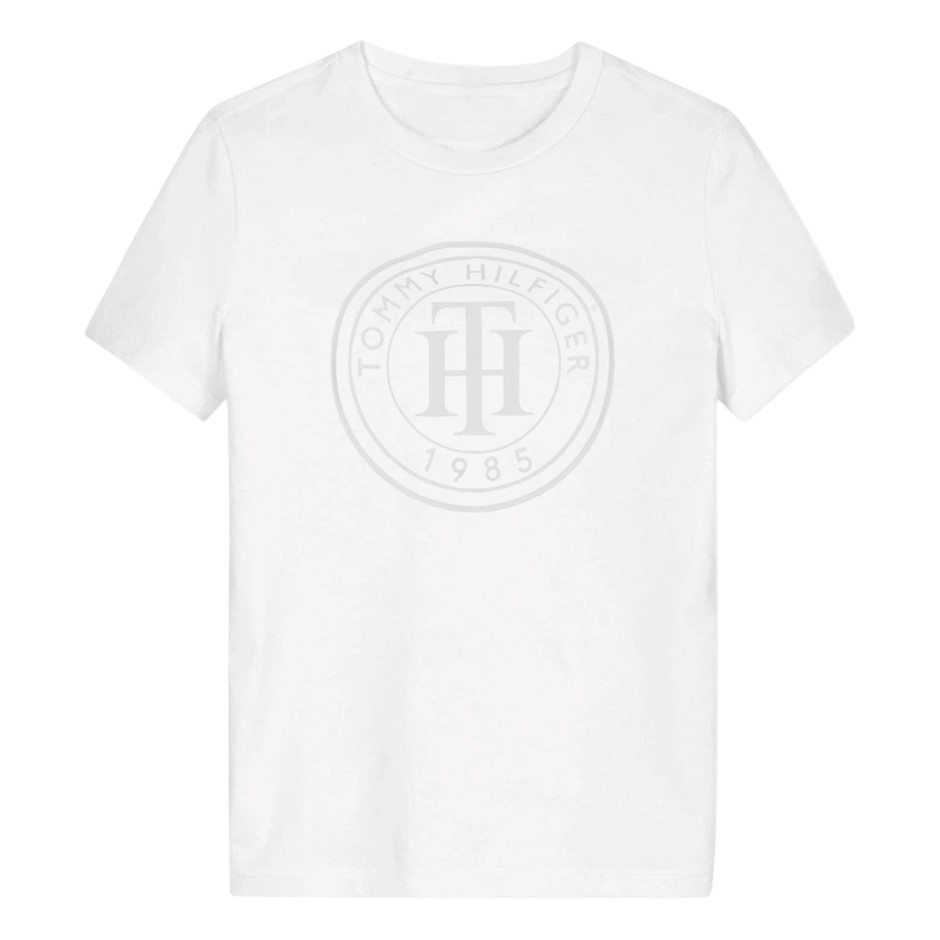 2 x TOMMY HILFIGER Women's Tee, Size 2XL, 100% Cotton, 174 Bright White (8I