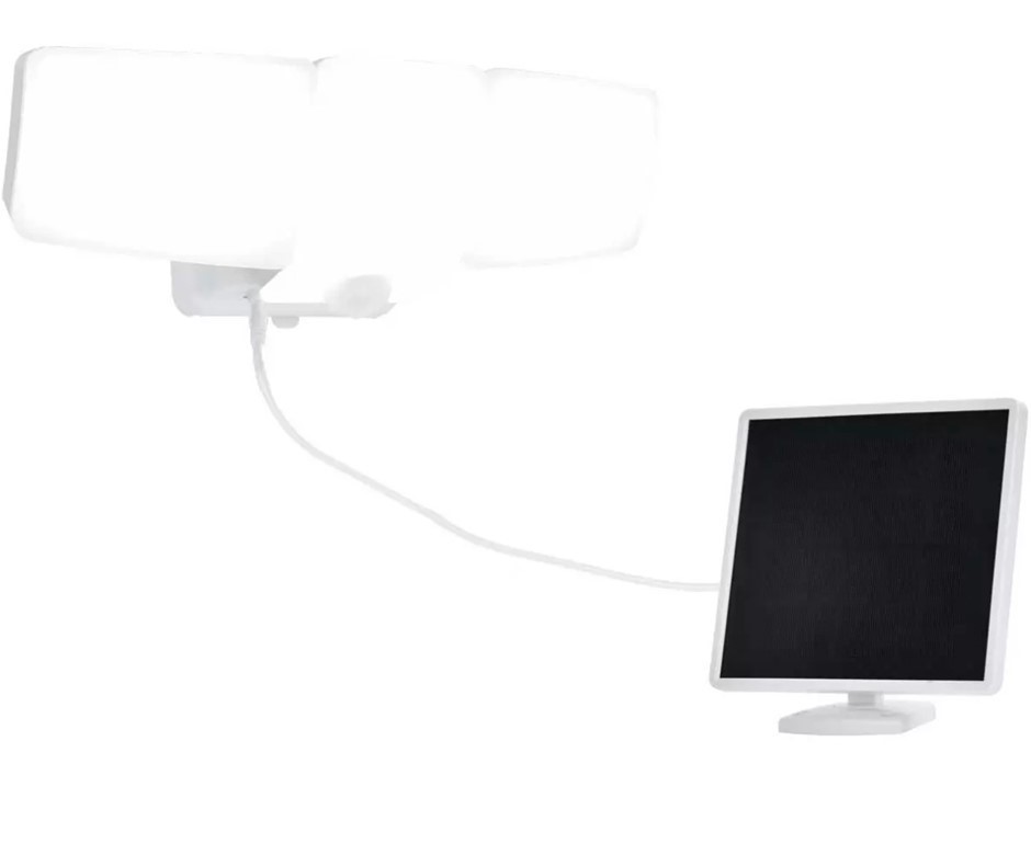 LUTEC Motion Activated Solar Security LED Light. NB: Condition unknown. <b>