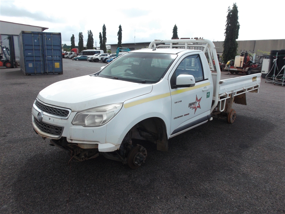 2013 Holden Colorado 4X4 LX RG Turbo Diesel Manual Cab Chassis