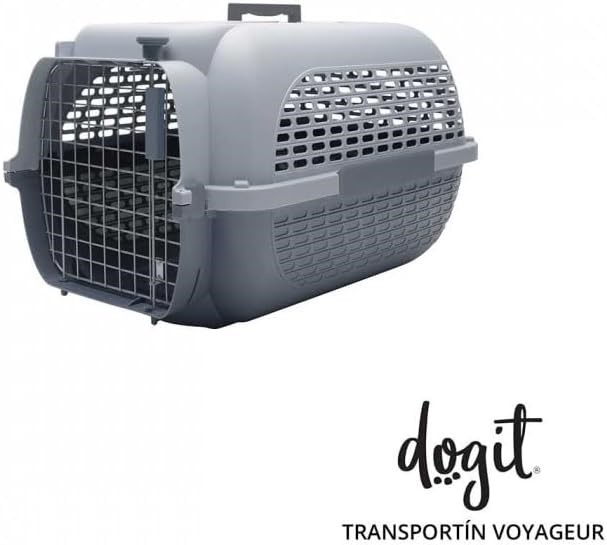 DOGIT Voyager Pet Carrier, Grey, 61.7L x 42.4W x 36.8H cm. NB: Not in origi