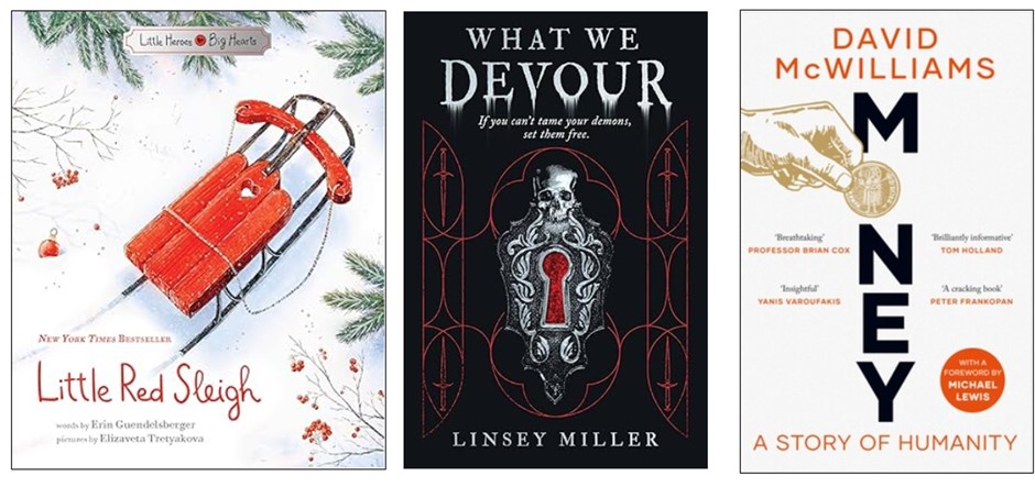 BOOKS & LITERATURE BUNDLE: LITTLE RED SLEIGH Hardcover (Erin Guendelsberger