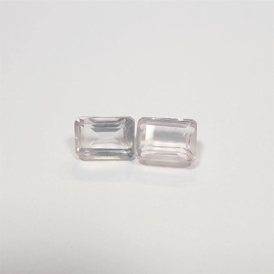2 Pcs Crystal Quartz Gemstone
