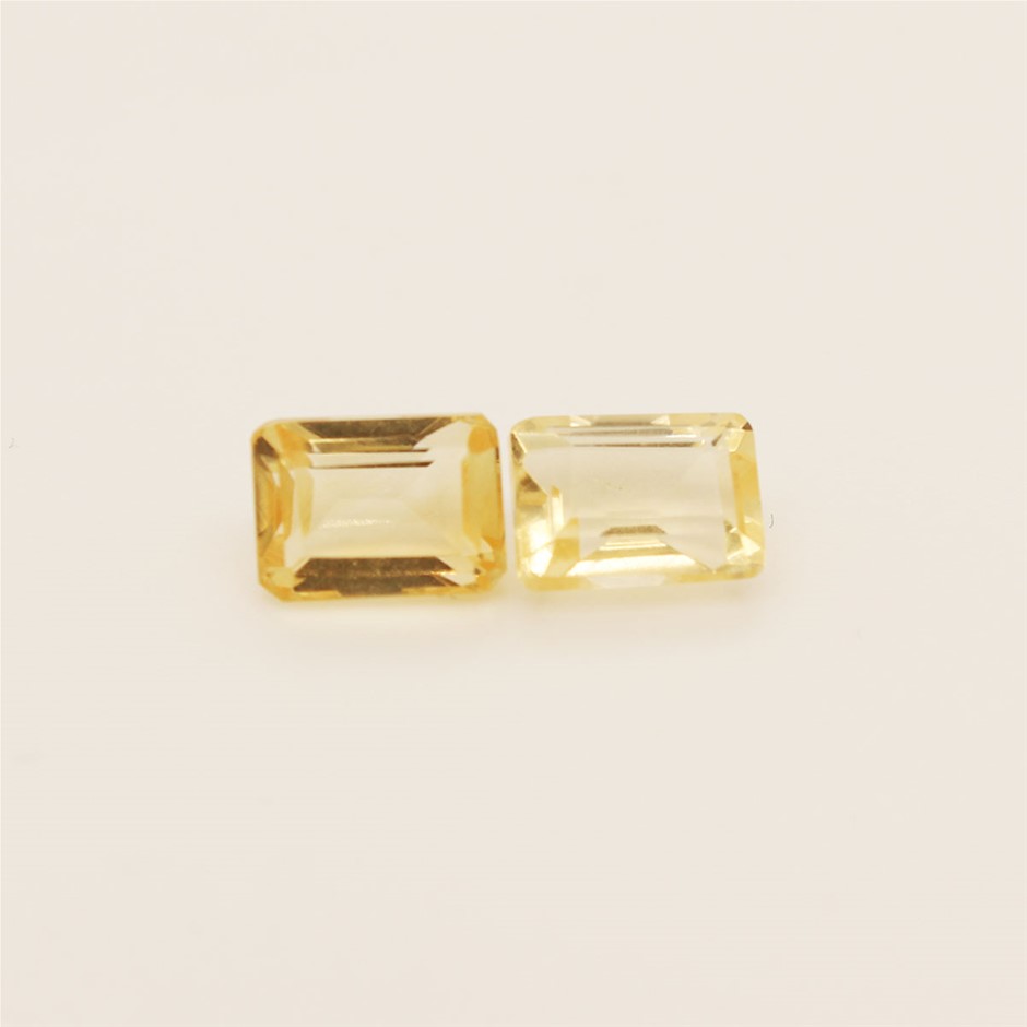 2 Pcs Blue Topaz Gemstone