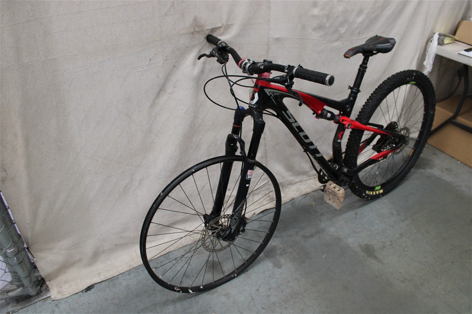 Scott Black and Red Bicycle