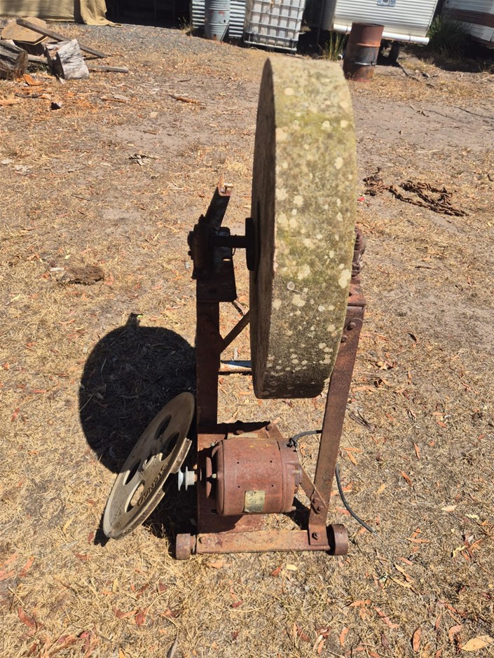 Antique Sandstone Sharpening Wheel