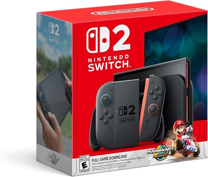 NINTENDO Switch 2 + Mario Kart World Bundle Buyers Note - Discount Freight