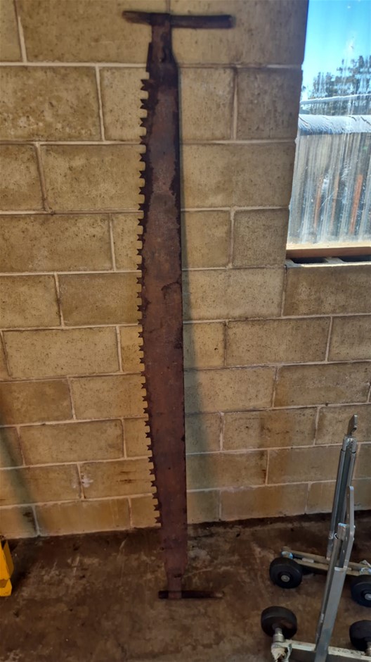 Antique Cross Cut Saw