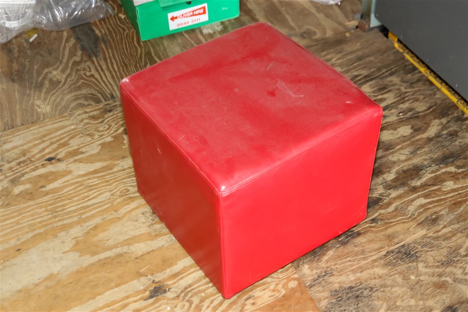 Single Seat Cube Cushion Ottomans
