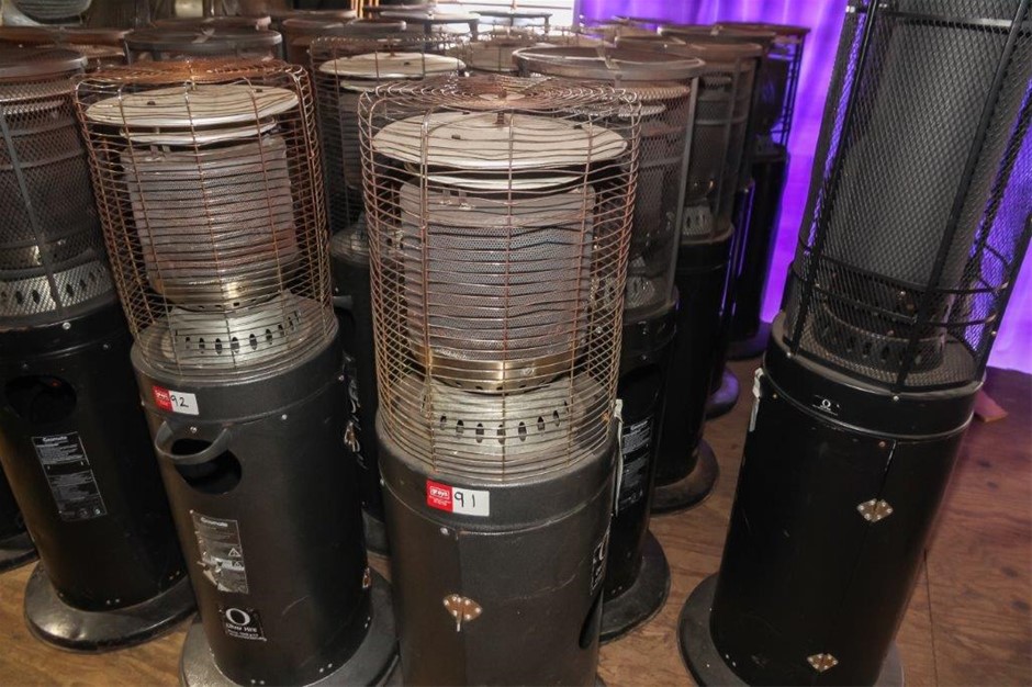 Gasmate AH206 TYPE Series Outdoor Gas Patio Heater x5 Heaters