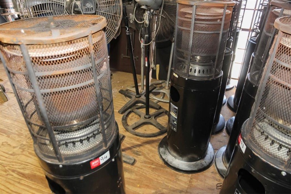 Gasmate AH206 TYPE Series Outdoor Gas Patio Heater x5 Heaters