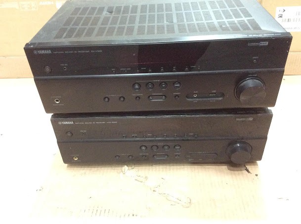 Yamaha RX-V385&HTR-3063 AV Receiver (Lot of 2)