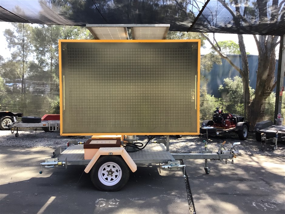 2018 Saferoads Essential Amber Single Variable Message Sign Trailer