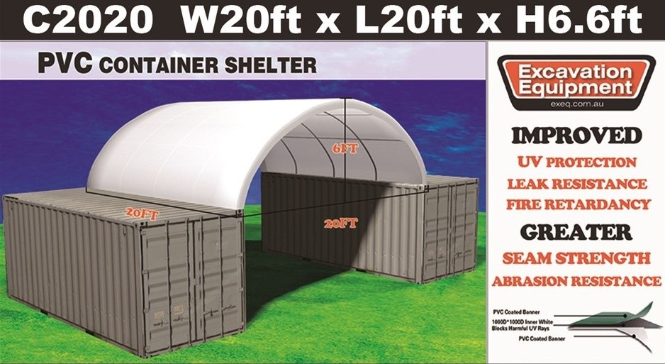 Heavy duty 20ft Container Shelter(Unused)