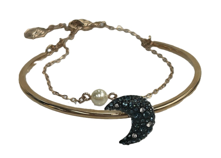 Swarovski Crescent Moon Crystal Bracelet