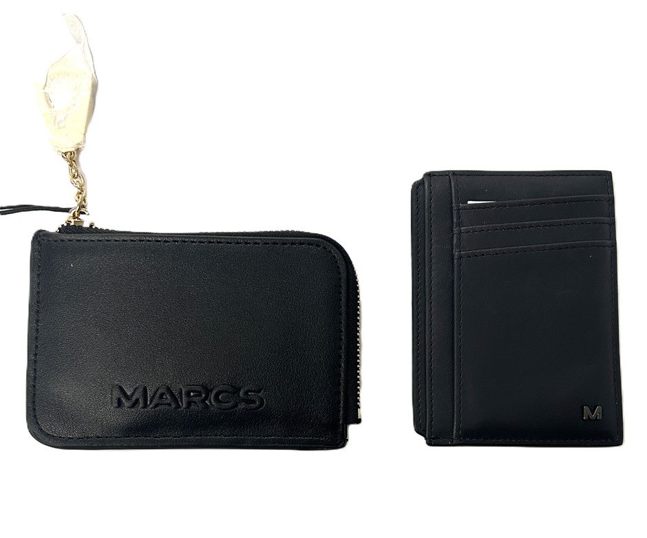 Marcs Genuine Leather Wallet & Zip Pouch