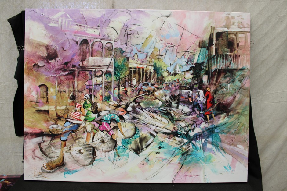 1 x Don Walters Canvas Print - "Stepping Back" - 24/250