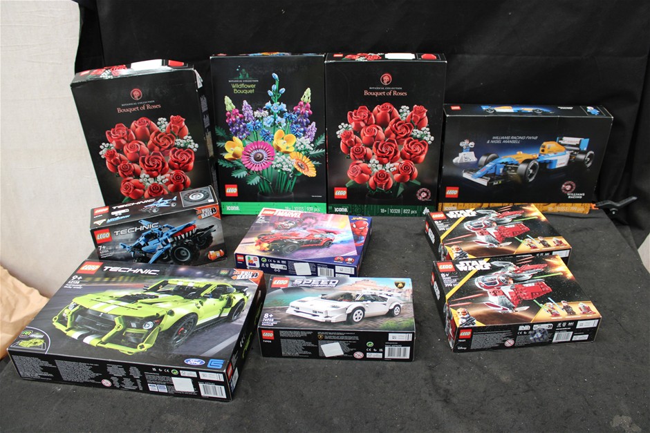 10 x Lego Boxes - Assorted