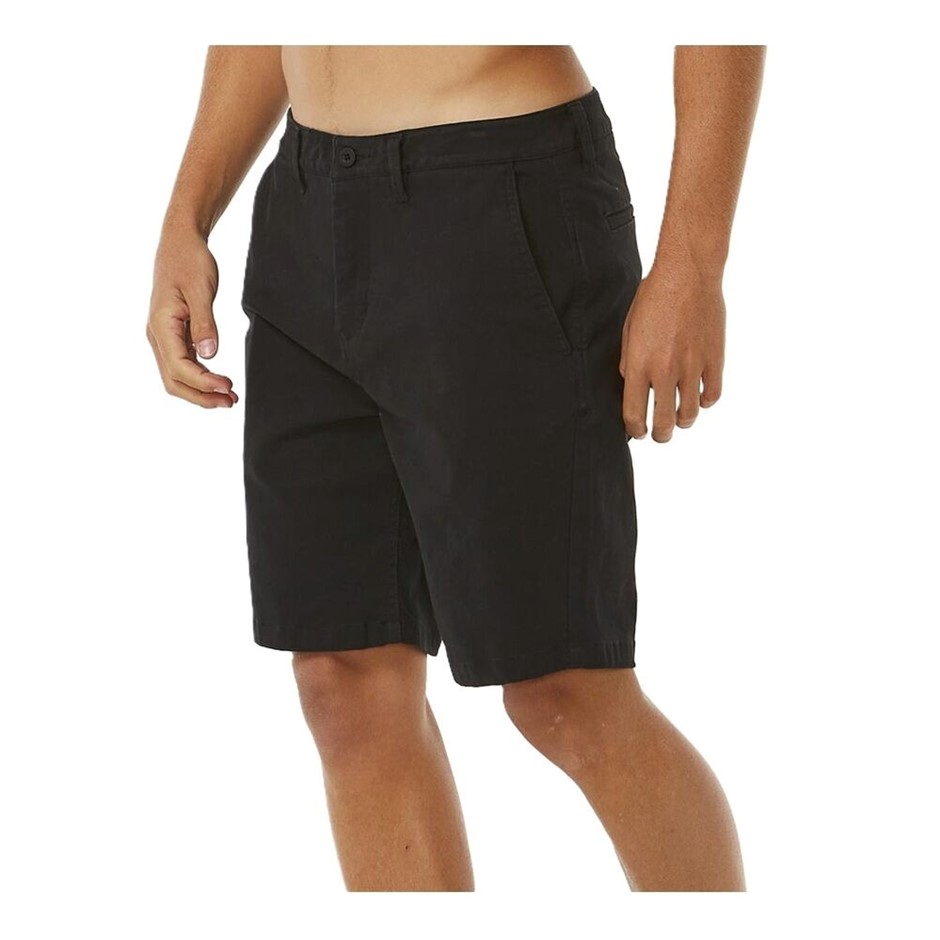 RIP CURL Men's Classic Surf Chino Walk Shorts, Size 28, Black. RRP: $69.99.