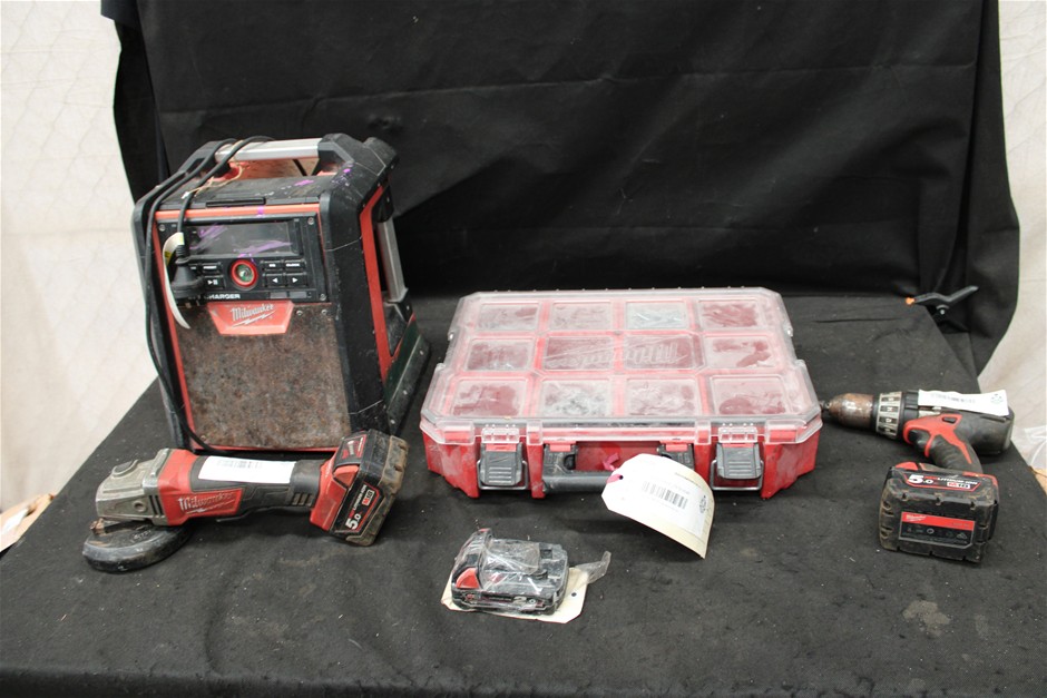 Quantity of Assorted Milwaukee Tools