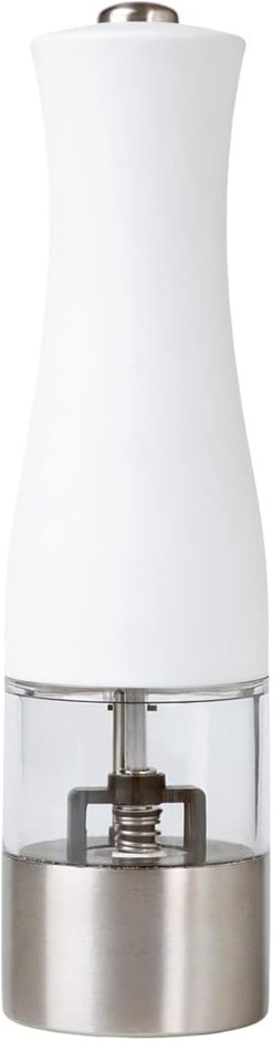Maxwell & Williams Cosmopolitan Electric Salt/Pepper Mill 21cm White Gift B