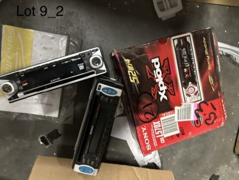 Large quantity of Sony Xplod, Car CD player x4 (retail return)