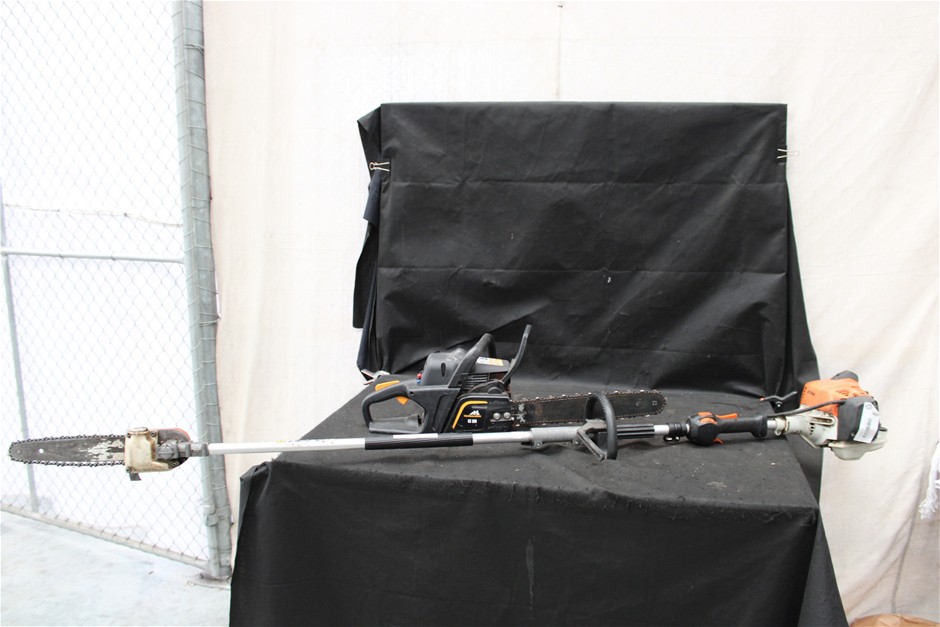 Stihl Pole Pruner and McCulloch CS360 Chainsaw