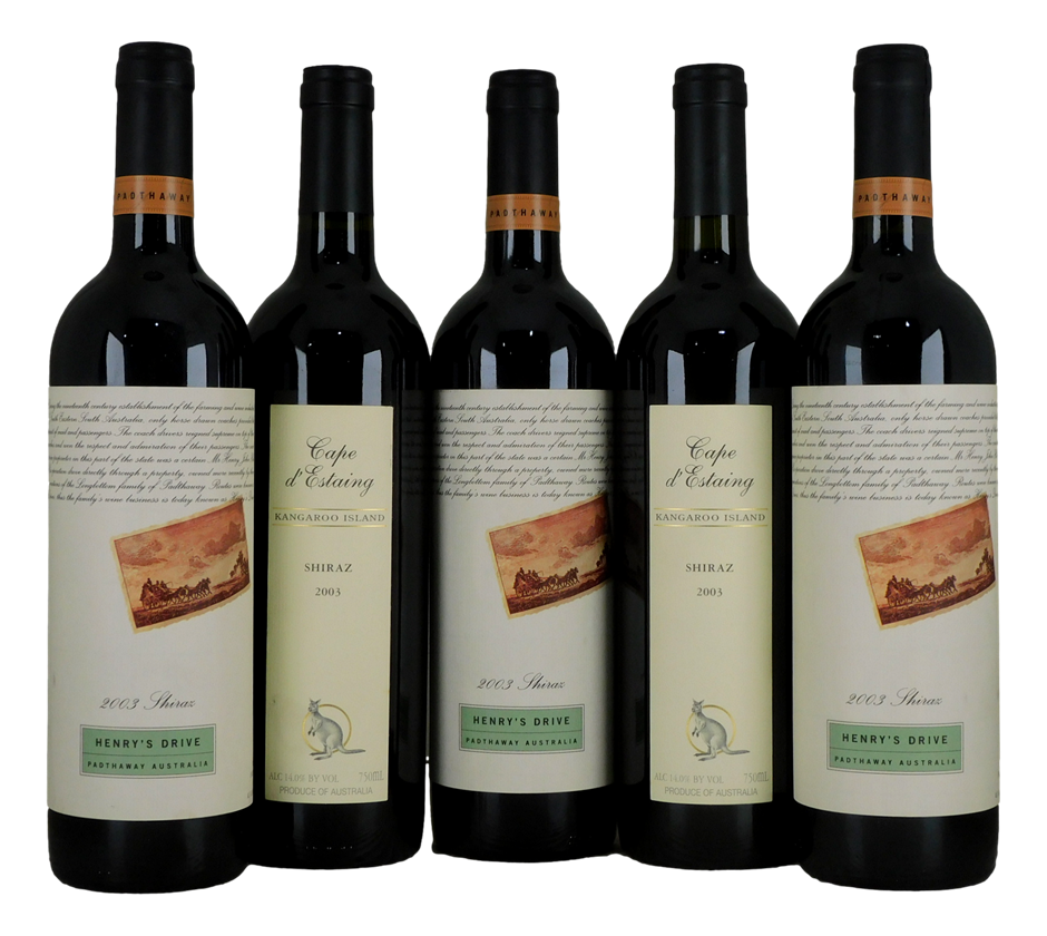 Australian Red Wine Pack (5x 750mL), Multi Region.
