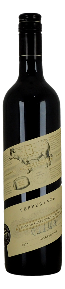 Saltram of Barossa Pepperjack Scotch Fillet Shiraz 2014 (6x 750mL), SA.